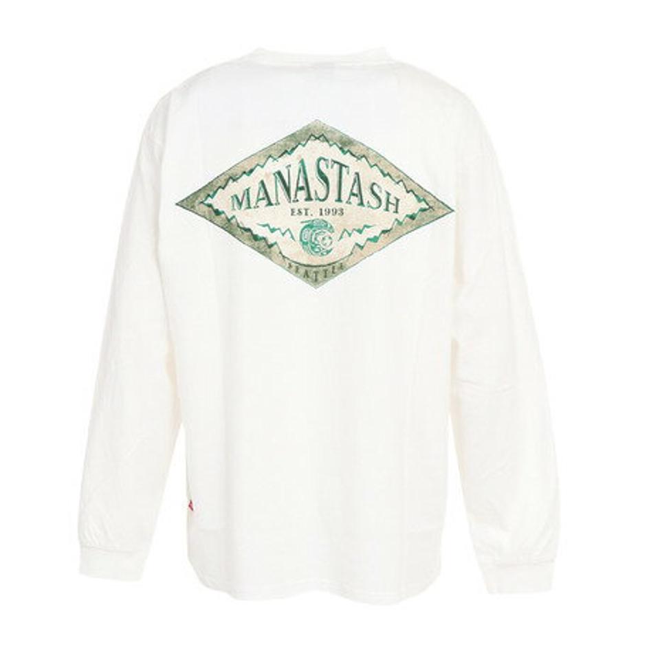 マナスタッシュ（MANASTASH）（メンズ）ラムバスロングスリーブTシャツ 792-3230013 OFFWHT