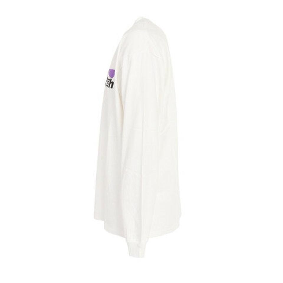 マナスタッシュ（MANASTASH）（メンズ）RE:CTN 長袖スキームロゴTシャツ 792-3230012 OFFWHT