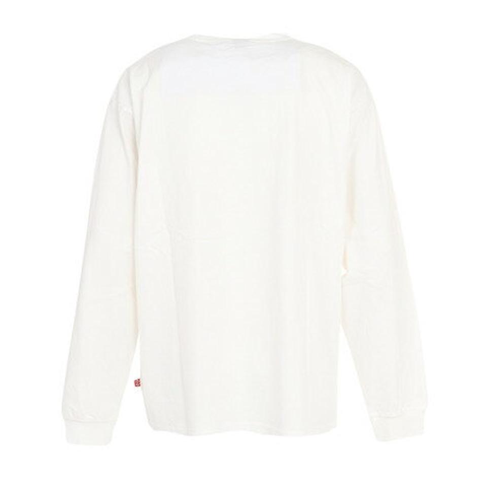 マナスタッシュ（MANASTASH）（メンズ）RE:CTN 長袖スキームロゴTシャツ 792-3230012 OFFWHT
