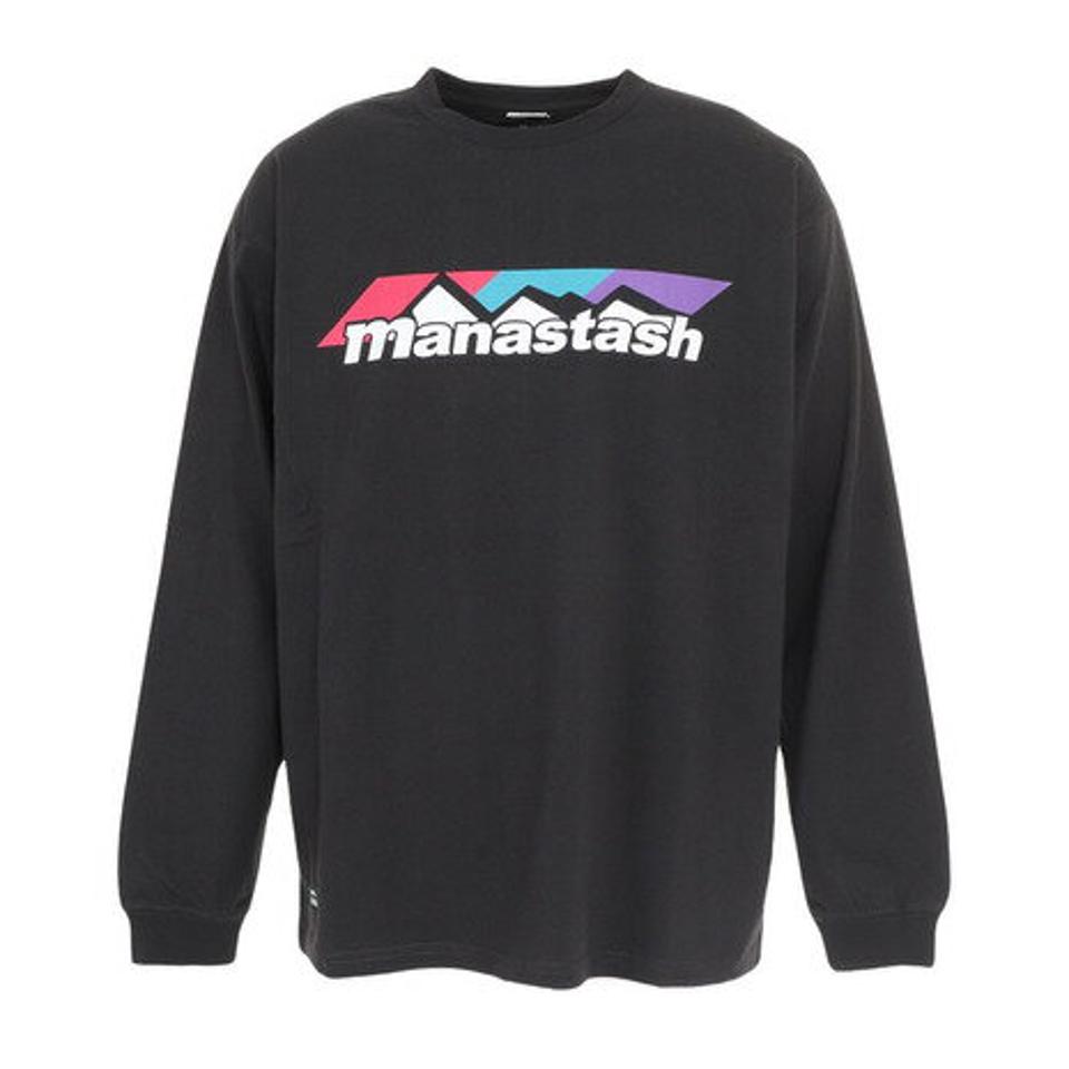マナスタッシュ（MANASTASH）（メンズ）RE:CTN 長袖スキームロゴTシャツ 792-3230012
