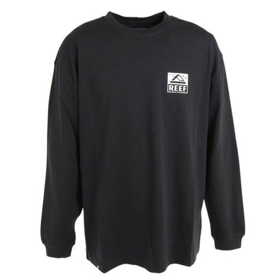 リーフ（REEF）（メンズ）SQUARE LOGO 長袖Tシャツ RFTEM2335-BLK