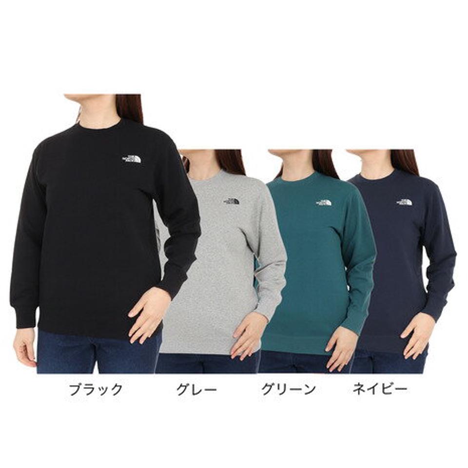ノースフェイス（THE NORTH FACE）（レディース）スウェット トレーナー 長袖 ロゴクルーネック NT62335X