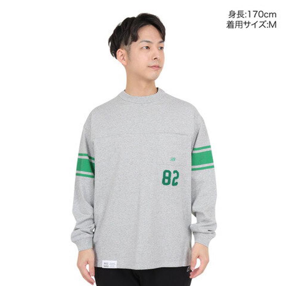 ニューバランス（new balance）（メンズ）900 フットボールTシャツ 長袖 AMT35110AG ロンT