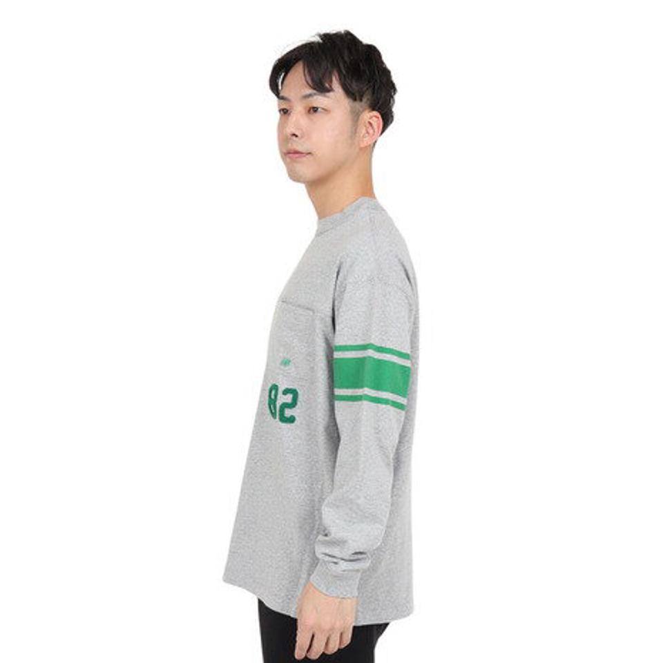 ニューバランス（new balance）（メンズ）900 フットボールTシャツ 長袖 AMT35110AG ロンT