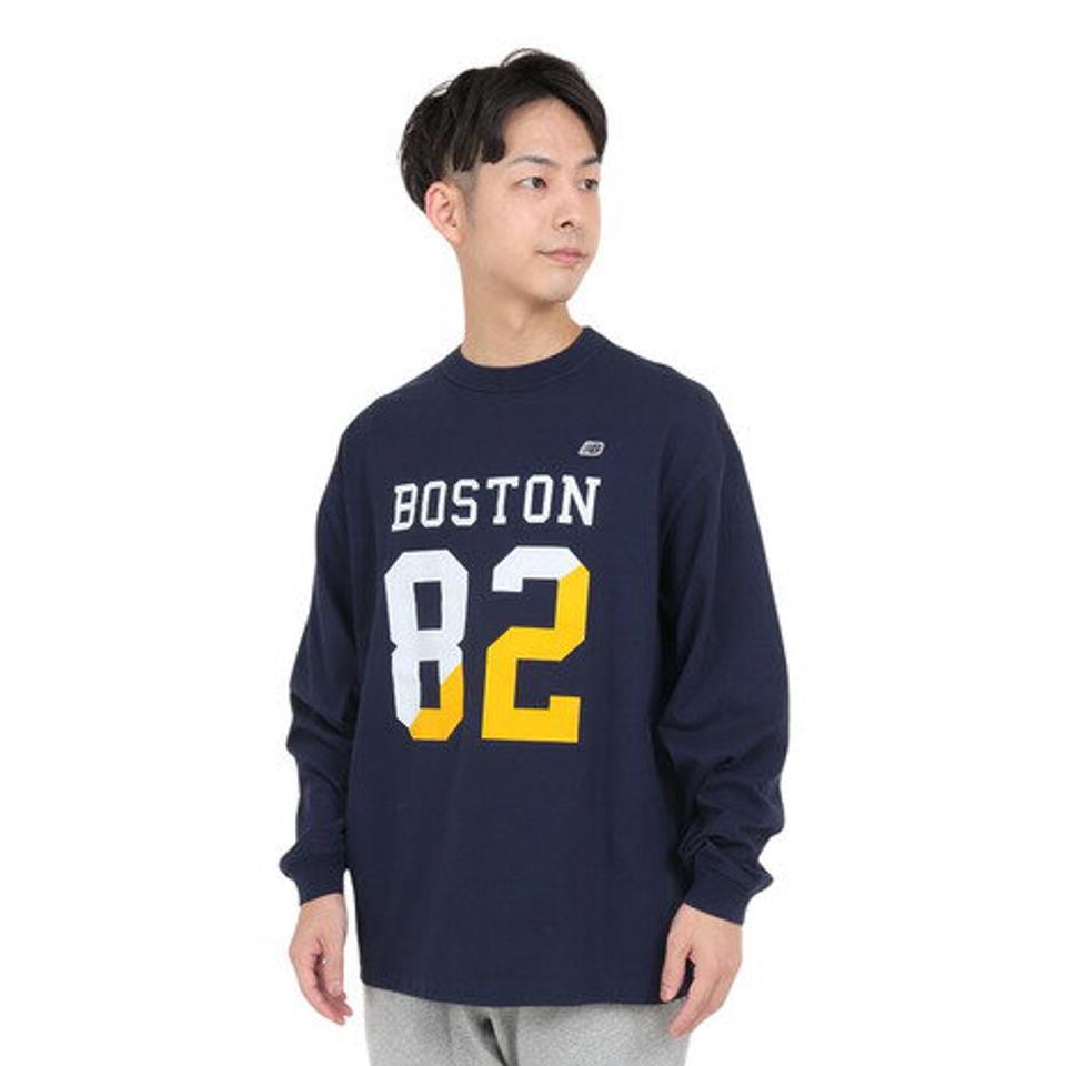 【10％OFFクーポン対象！11/23まで】ニューバランス（new balance）（メンズ）900 スプリット82 BOSTON プリント長袖Tシャツ AMT35109PGM