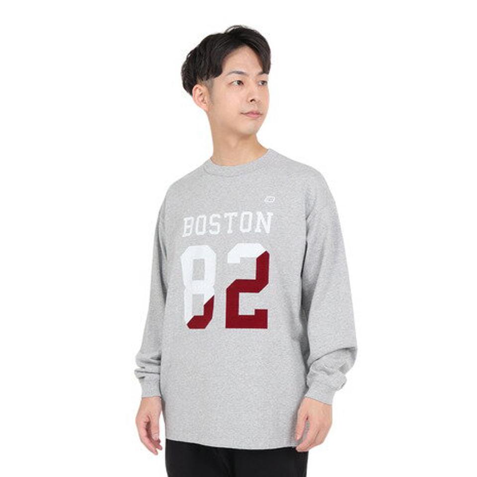 ニューバランス（new balance）（メンズ）900 スプリット82 BOSTON プリント長袖Tシャツ AMT35109
