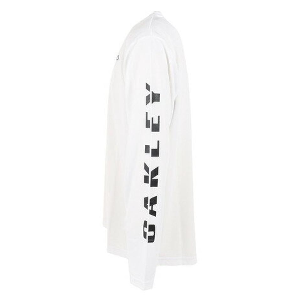 オークリー（OAKLEY）（メンズ）テニスウェア Slant Logo Print 長袖Tシャツ 8.0 FOA405835