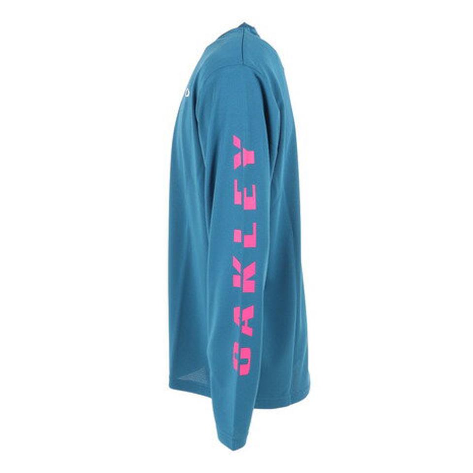オークリー（OAKLEY）（メンズ）テニスウェア Slant Logo Print 長袖Tシャツ 8.0 FOA405835