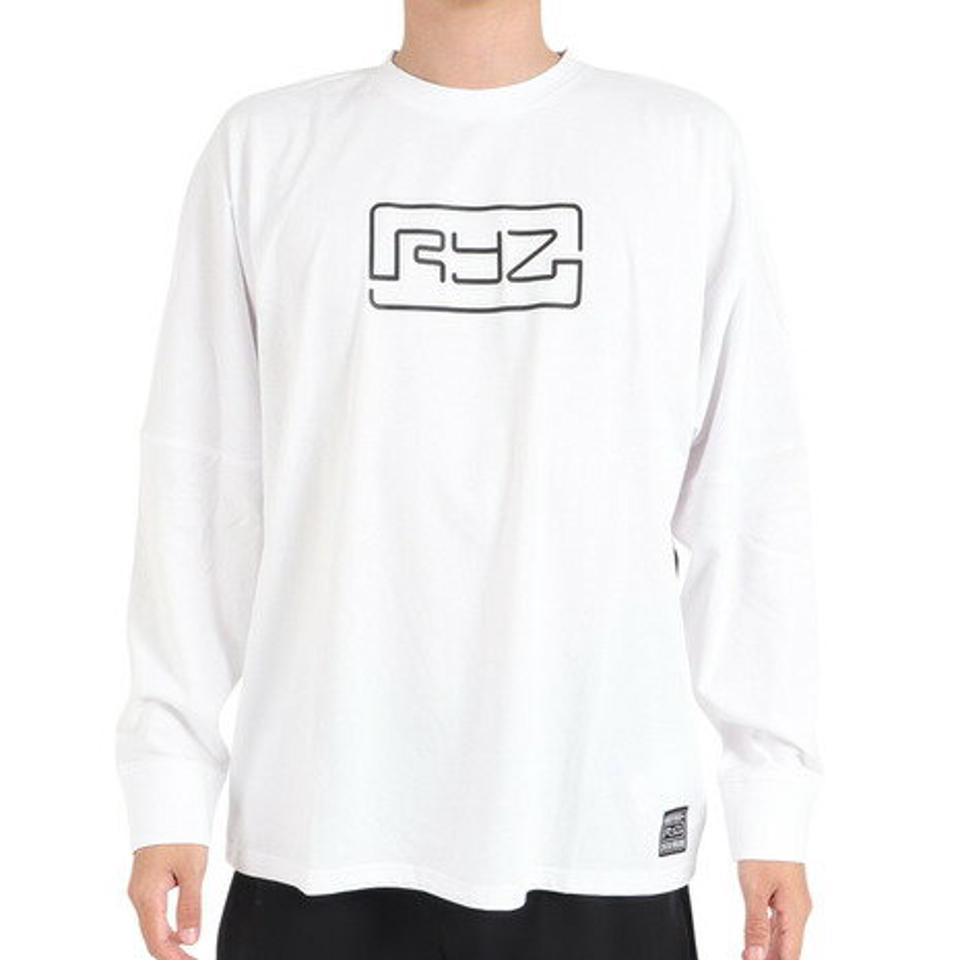 ライズ（RYZ）（メンズ）長袖Tシャツ RZ10CD23FW0011 WHT