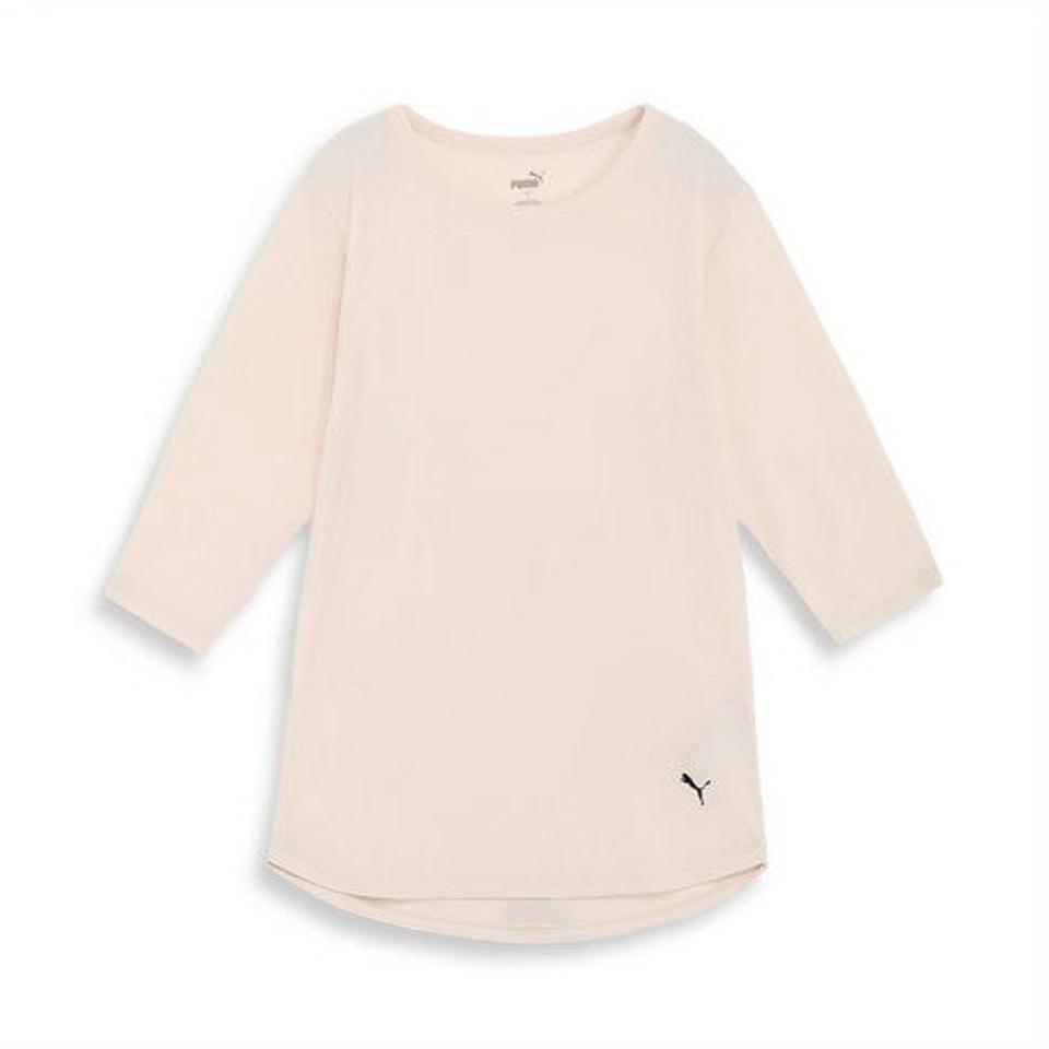 プーマ（PUMA）（レディース）STUDIO ヨガ 3/4 七分袖Tシャツ 524299 87 BEG