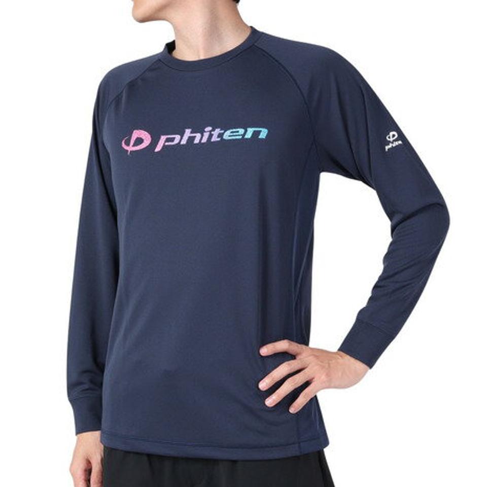 ファイテン（PHITEN）（メンズ）バレーボールウェア 長袖Tシャツ スムースドライ GRABL 3123JG56200 3123JG56300