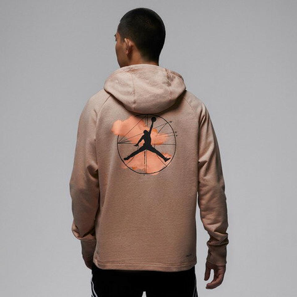 ジョーダン（JORDAN）（メンズ）バスケットボールウェア Dri-FIT スポーツ グラフィック フリース プルオーバー パーカー FQ6809-201