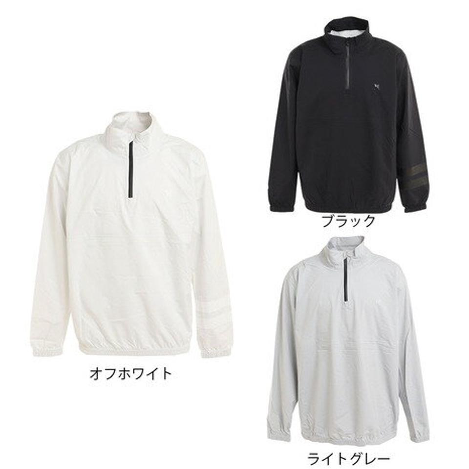ハーレー（HURLEY）（メンズ）ゴルフウェア レインウェア 撥水 防水 耐水 PHANTOM レインプルオーバーシャツ MJK2200002