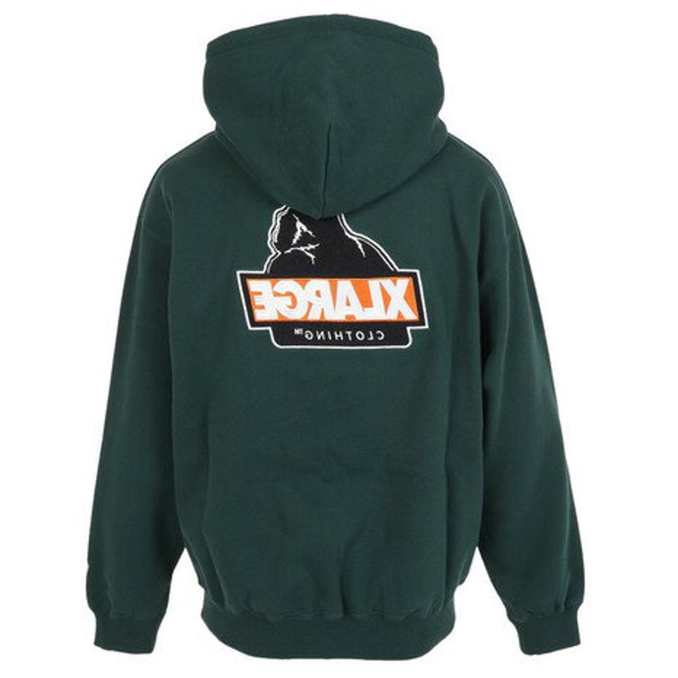 エクストララージ（XLARGE）（メンズ）パーカー メンズ　SLANTED OG プルオーバー フーディー スウェットシャツ 101233012011-GREEN