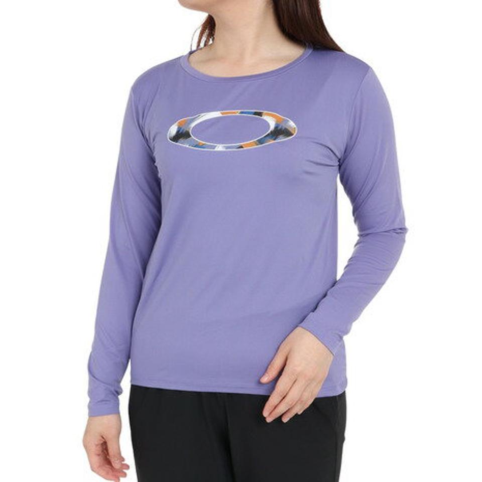 【10%OFFクーポン対象！11/2まで】オークリー（OAKLEY）（レディース）長袖Tシャツ レディース Radiant Evofree Ellipse FOA500655-45E