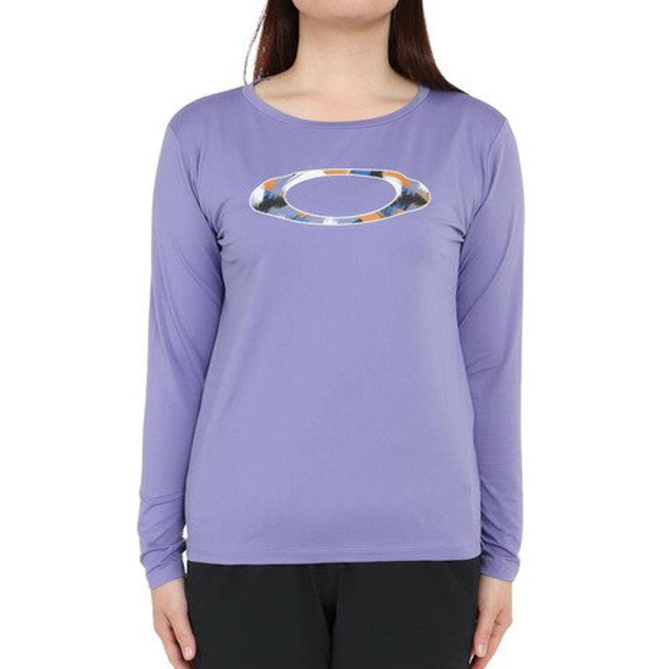 【10%OFFクーポン対象！11/2まで】オークリー（OAKLEY）（レディース）長袖Tシャツ レディース Radiant Evofree Ellipse FOA500655-45E