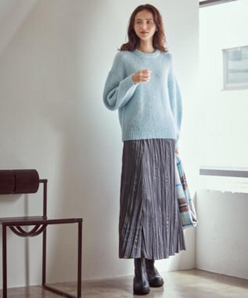 【SLOW/一部店舗限定】チャンキーモヘヤ ニット