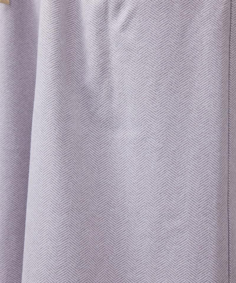 ヘリンボーンスリット切替ワイドパンツ