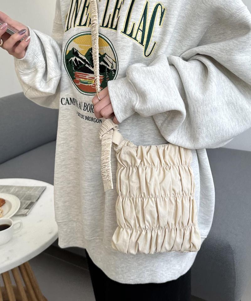 【商品動画あり】シャーリングミニショルダーバッグ