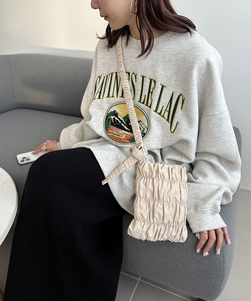 【商品動画あり】シャーリングミニショルダーバッグ