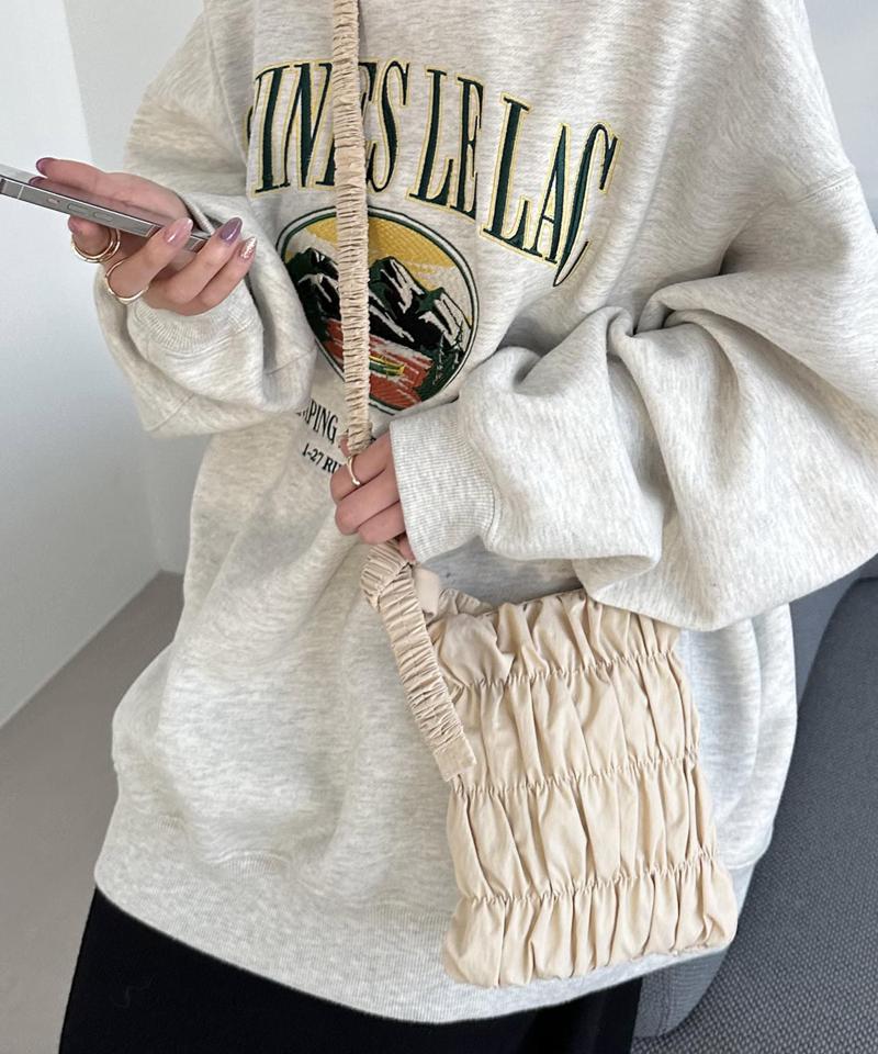 【商品動画あり】シャーリングミニショルダーバッグ