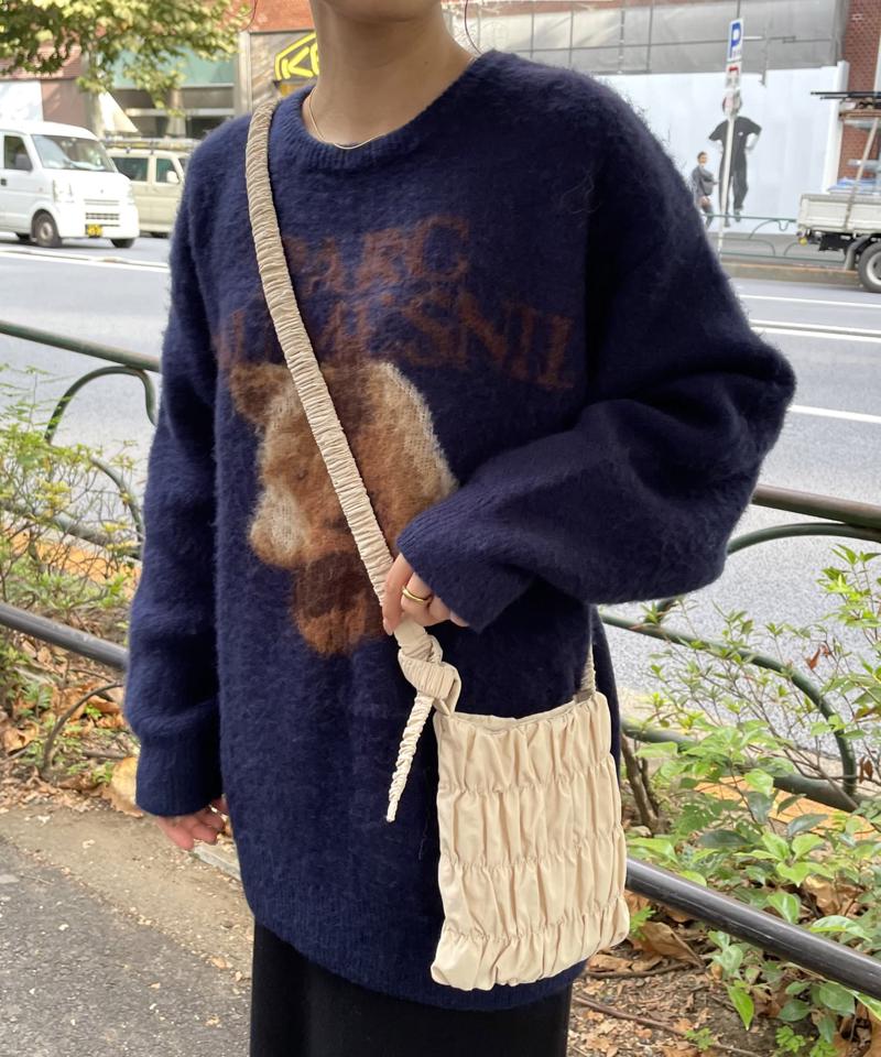 【商品動画あり】シャーリングミニショルダーバッグ