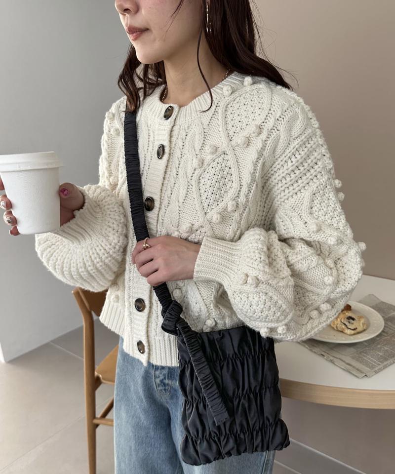 【商品動画あり】シャーリングミニショルダーバッグ