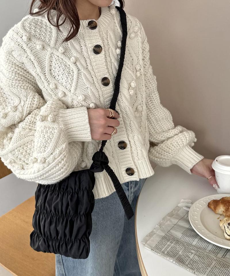 【商品動画あり】シャーリングミニショルダーバッグ