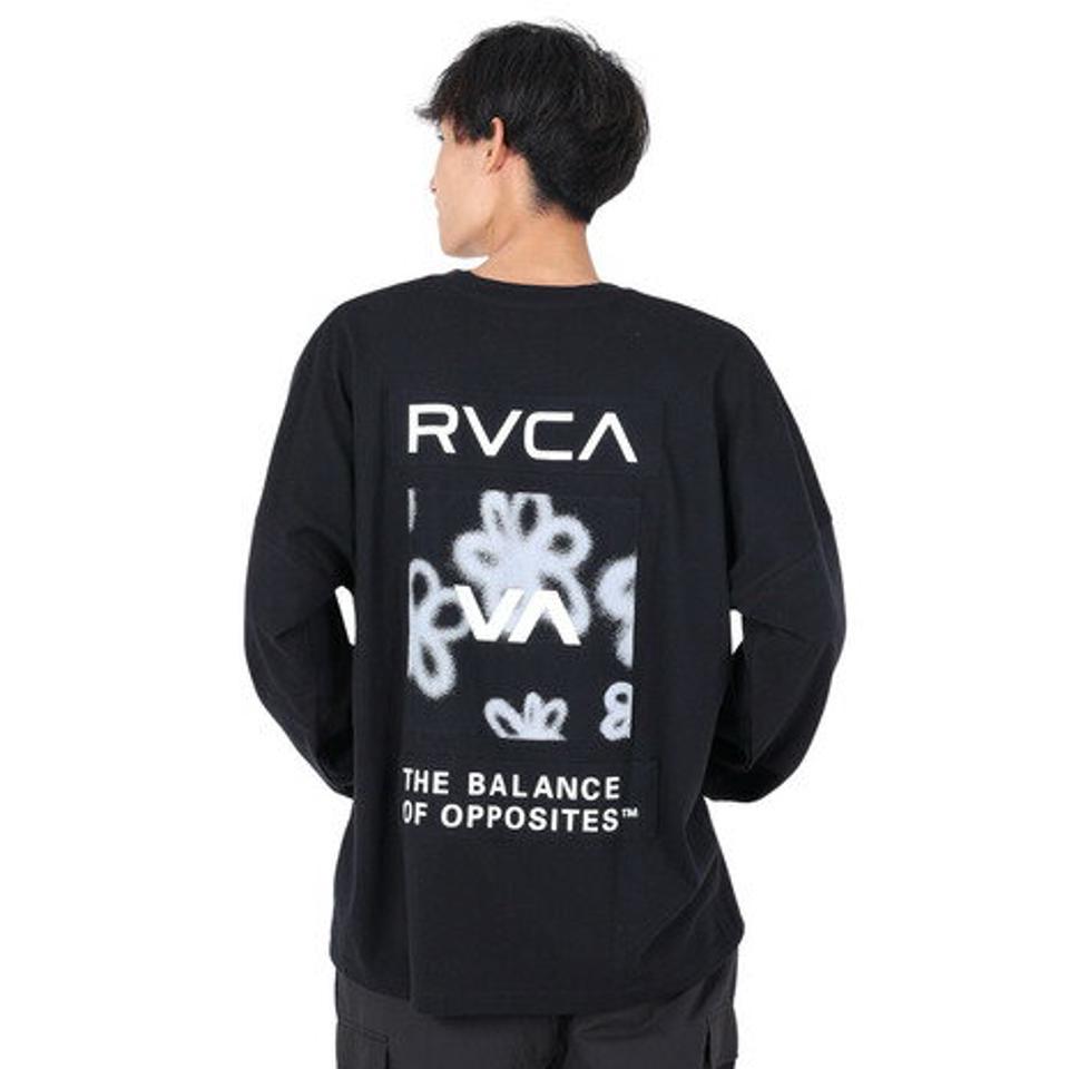 【10%OFFクーポン対象！11/2まで】ルーカ（RVCA）（メンズ）HI SPEED FLORAL 長袖Tシャツ BD042065 BLK