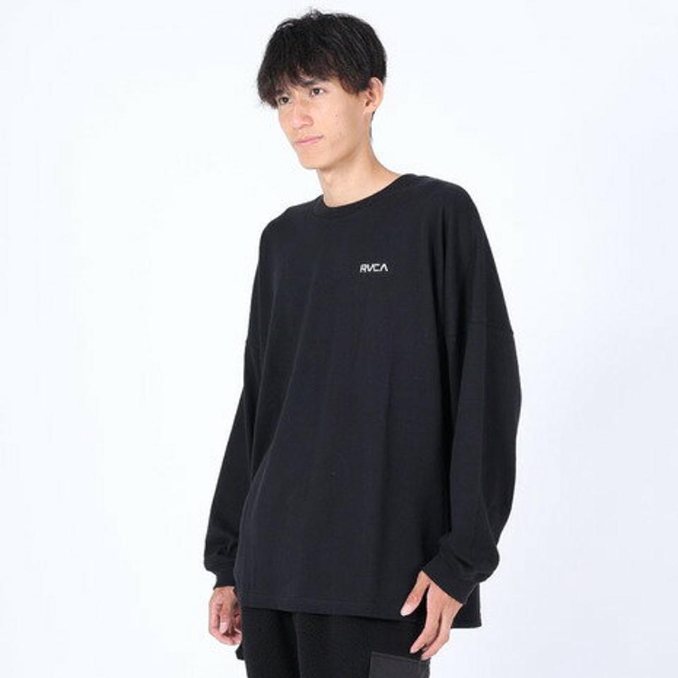 【10%OFFクーポン対象！11/2まで】ルーカ（RVCA）（メンズ）HI SPEED FLORAL 長袖Tシャツ BD042065 BLK