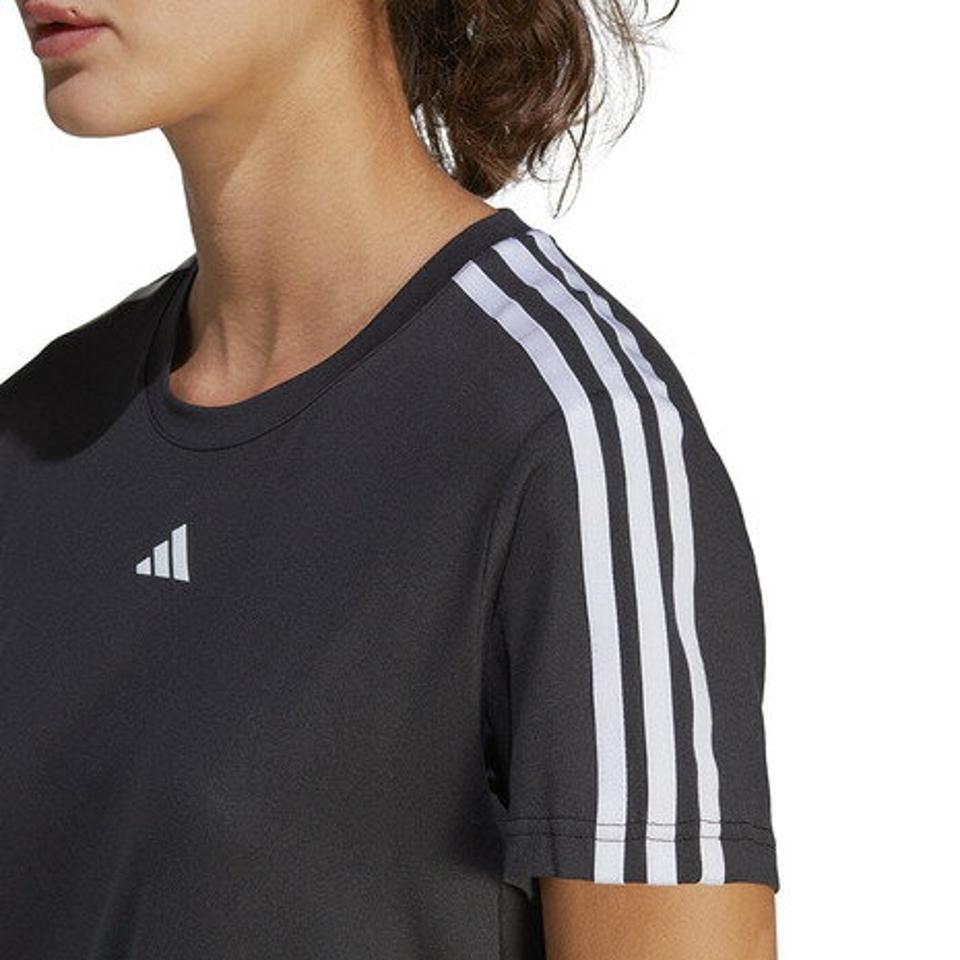 アディダス（adidas）（レディース）半袖Tシャツ レディース エッセンシャルズ スリーストライプス BUT04-IC5039