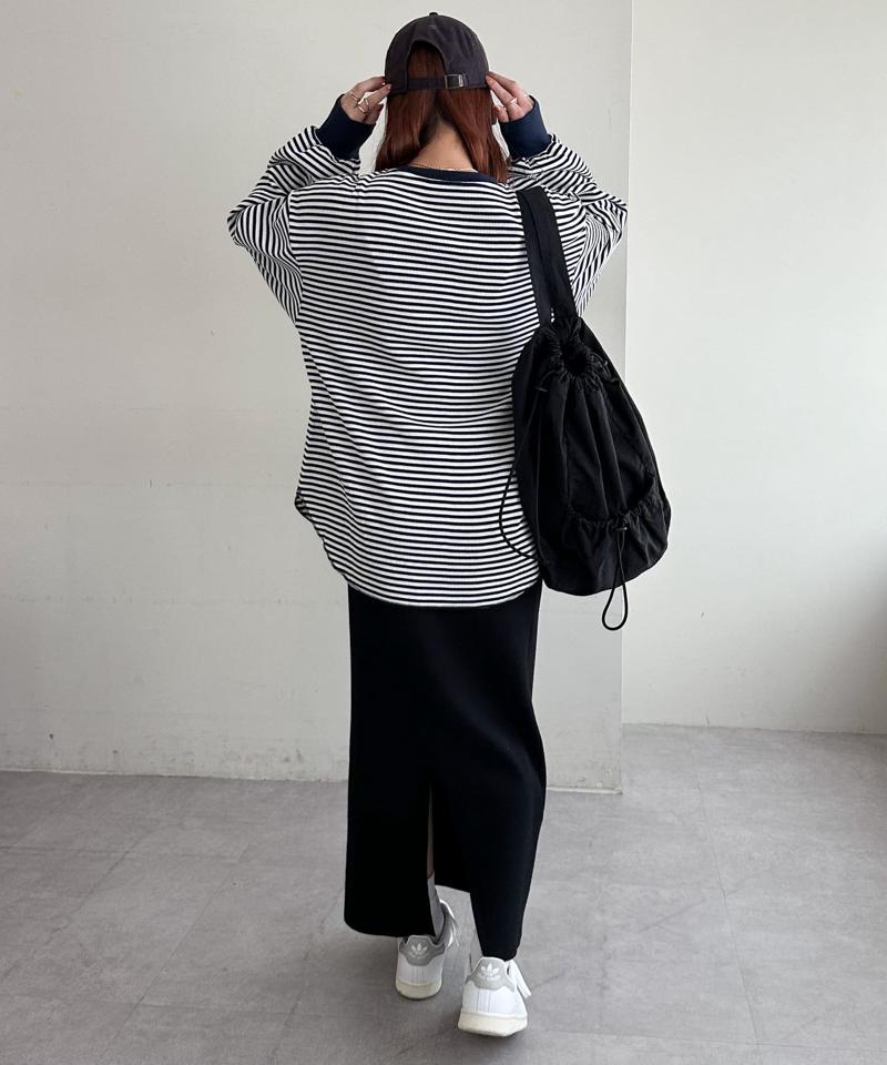 【ベストセラー】ワッフルロングTシャツ《WEB限定》