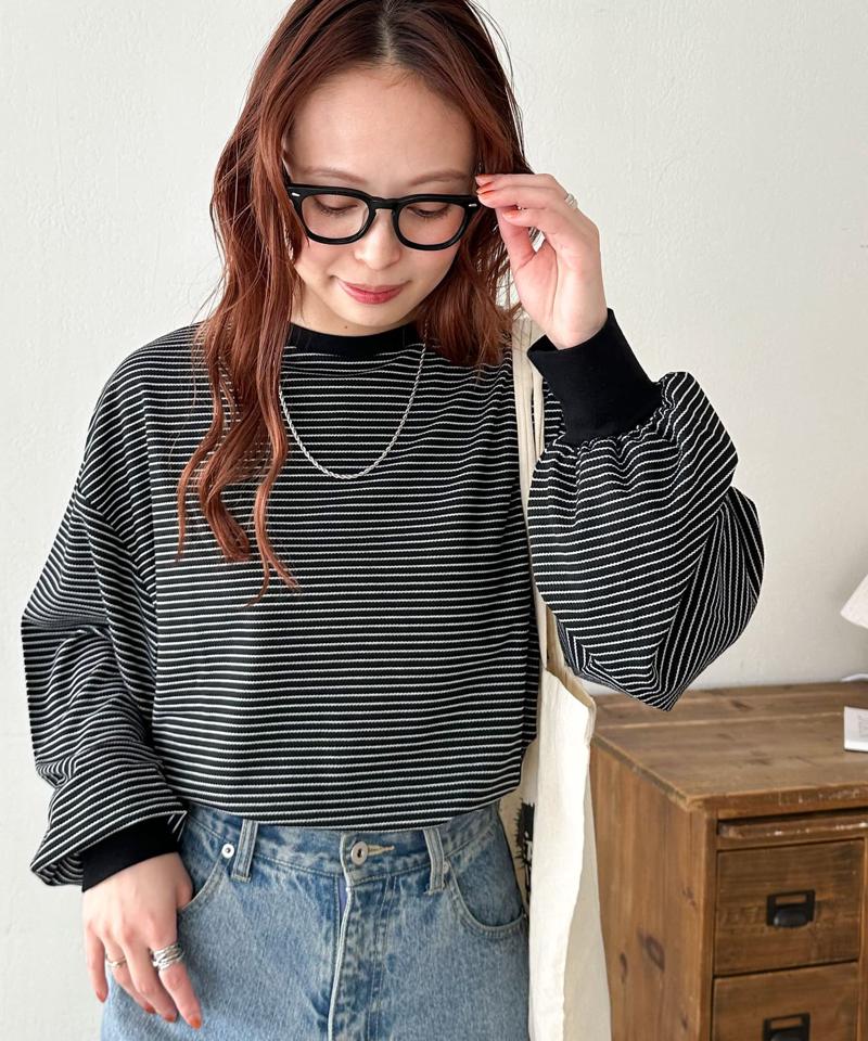 【ベストセラー】ワッフルロングTシャツ《WEB限定》