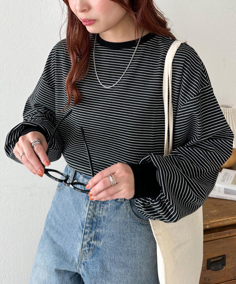 【ベストセラー】ワッフルロングTシャツ《WEB限定》