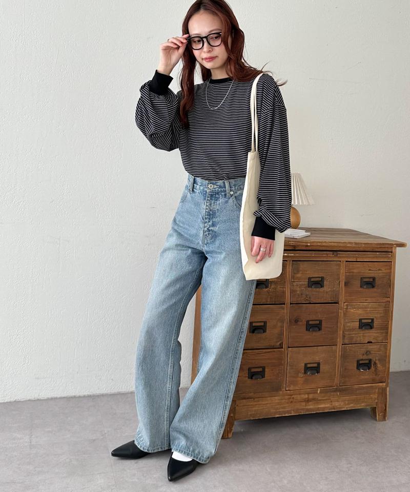 【ベストセラー】ワッフルロングTシャツ《WEB限定》