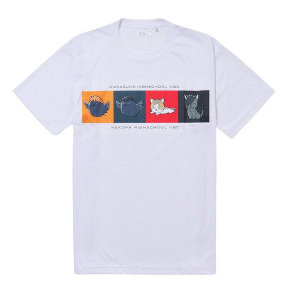 ハイキュー!!（haikyu）（メンズ、レディース）ハイキュー!! Tシャツ マスコット バレーボールウェア 半袖 HS503