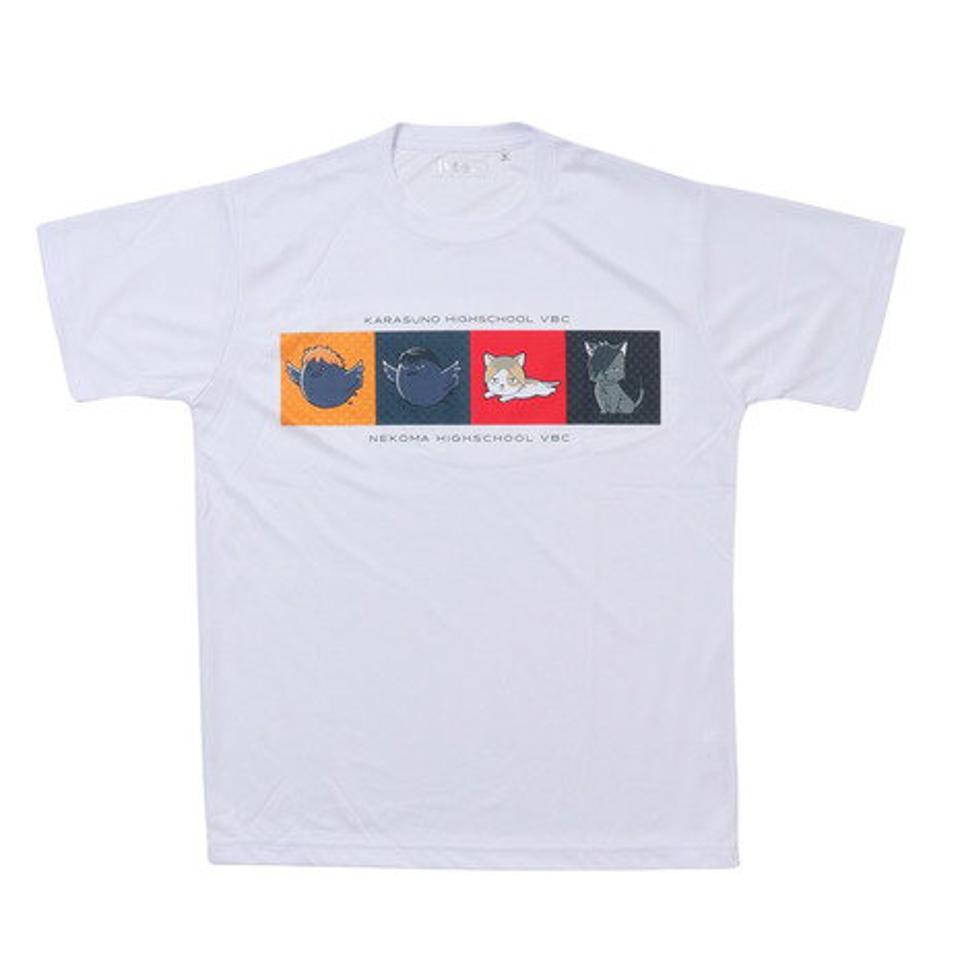 ハイキュー!!（haikyu）（メンズ、レディース）ハイキュー!! Tシャツ マスコット バレーボールウェア 半袖 HS503