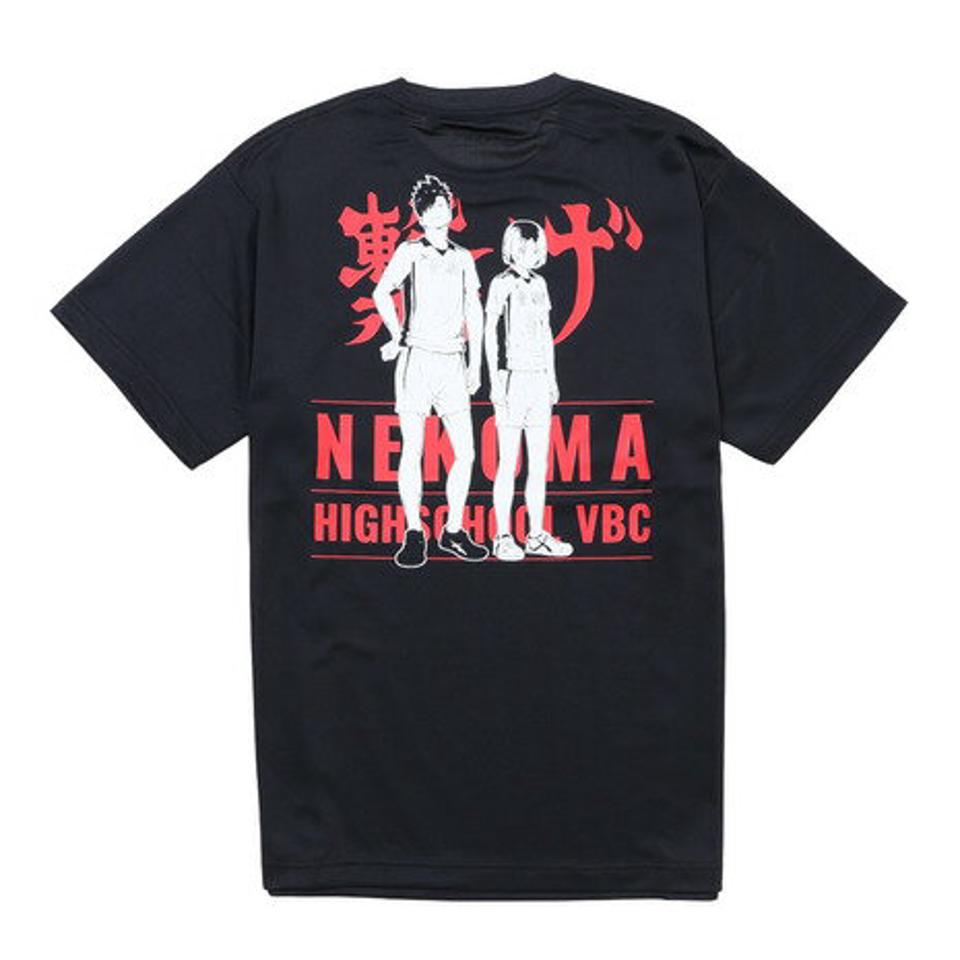 ハイキュー!!（haikyu）（メンズ、レディース）ハイキュー!! Tシャツ 音駒高校 黒尾鉄朗 孤爪研磨 音駒高校 HS-502 速乾