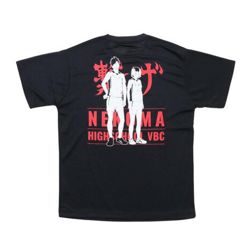 ハイキュー!!（haikyu）（メンズ、レディース）ハイキュー!! Tシャツ 音駒高校 黒尾鉄朗 孤爪研磨 音駒高校 HS-502 速乾