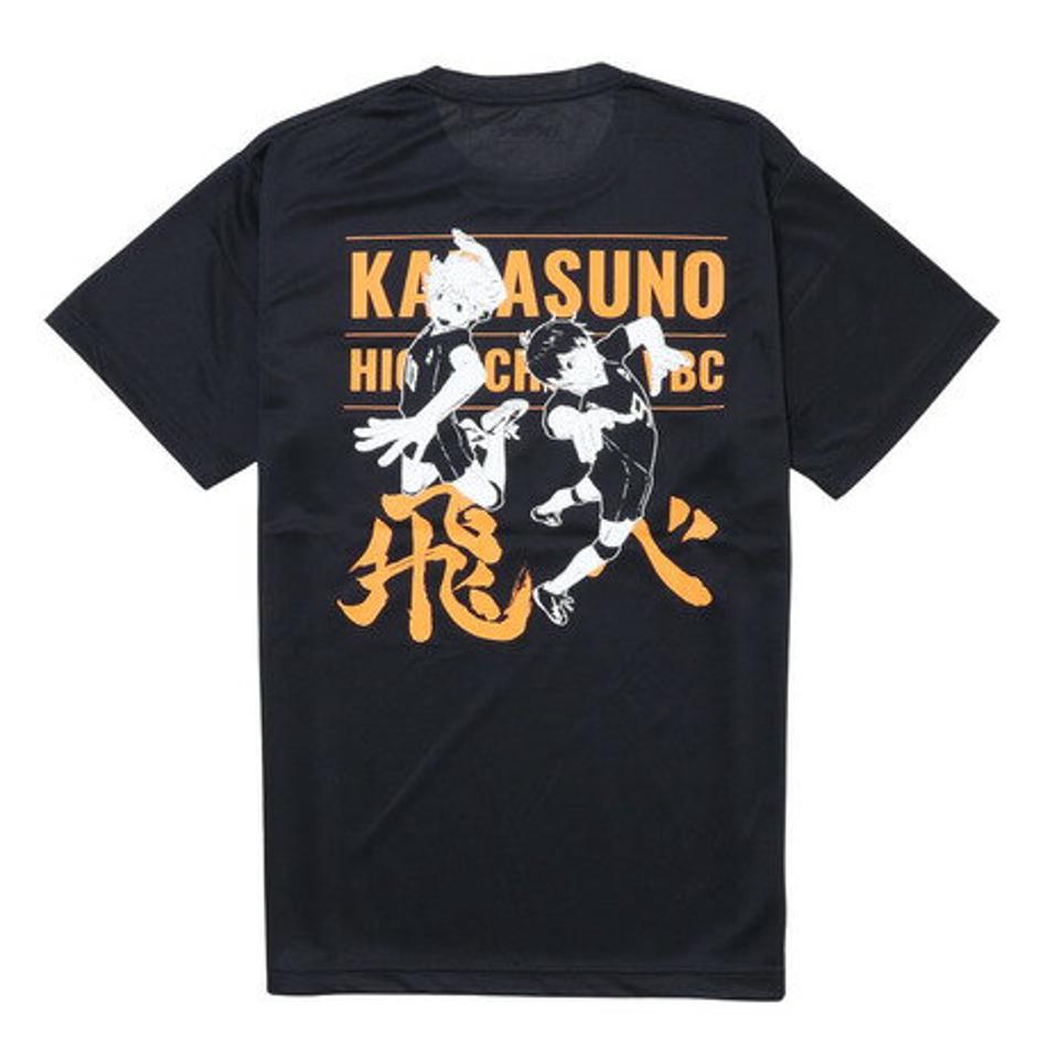 ハイキュー!!（haikyu）（メンズ、レディース）ハイキュー!! Tシャツ 烏野高校 日向翔陽 影山飛雄 HS-501 速乾