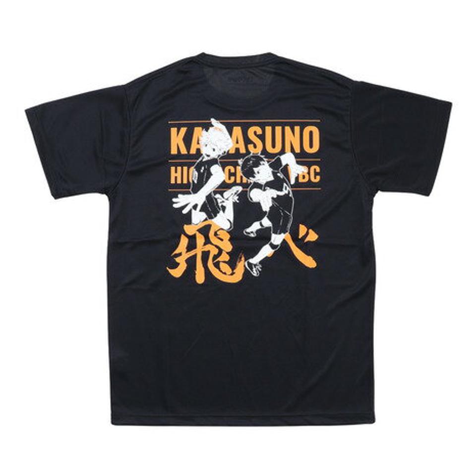 ハイキュー!!（haikyu）（メンズ、レディース）ハイキュー!! Tシャツ 烏野高校 日向翔陽 影山飛雄 HS-501 速乾