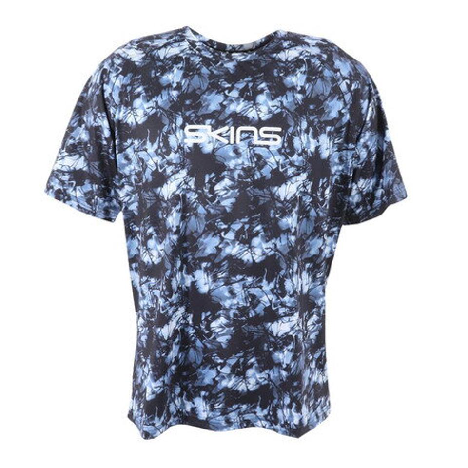 スキンズ（SKINS）（メンズ）ラグラン プリント半袖Tシャツ 184-29943-098