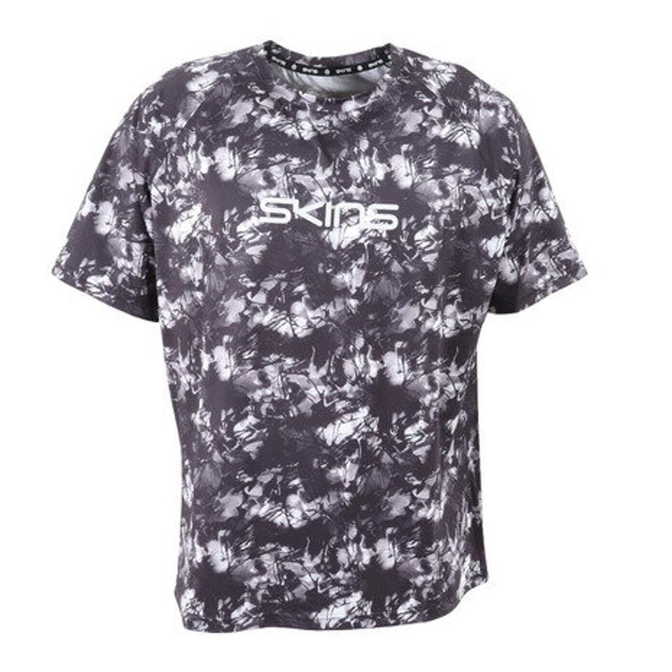 スキンズ（SKINS）（メンズ）ラグラン プリント半袖Tシャツ 184-29943-019