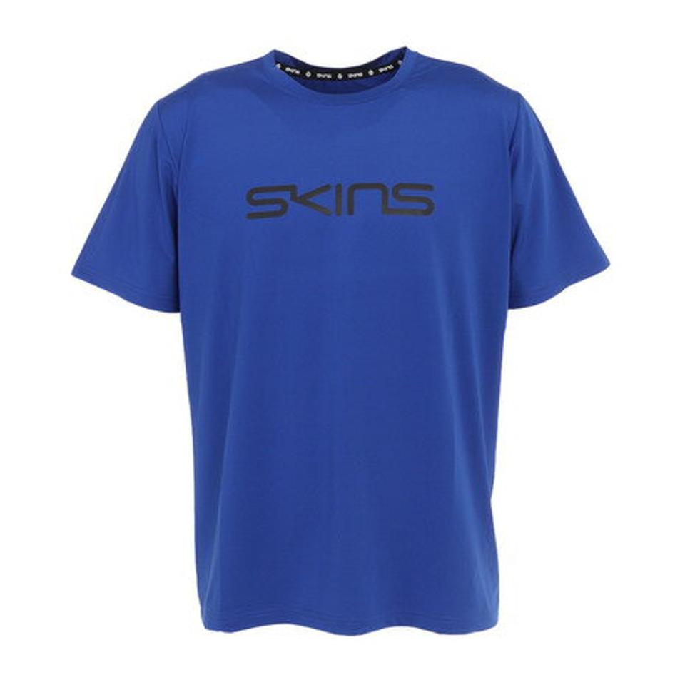 スキンズ（SKINS）（メンズ）ロゴプリント半袖Tシャツ 184-29941-096