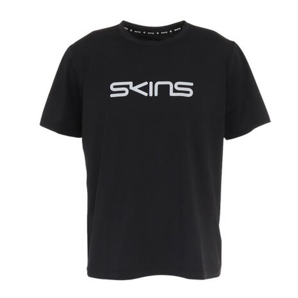 スキンズ（SKINS）（メンズ）ロゴプリント半袖Tシャツ 184-29941-019