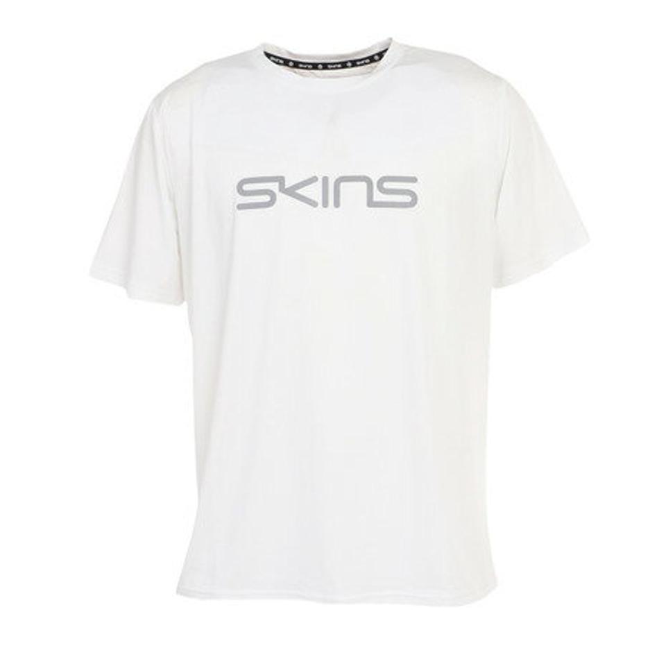 スキンズ（SKINS）（メンズ）ロゴプリント半袖Tシャツ 184-29941-004