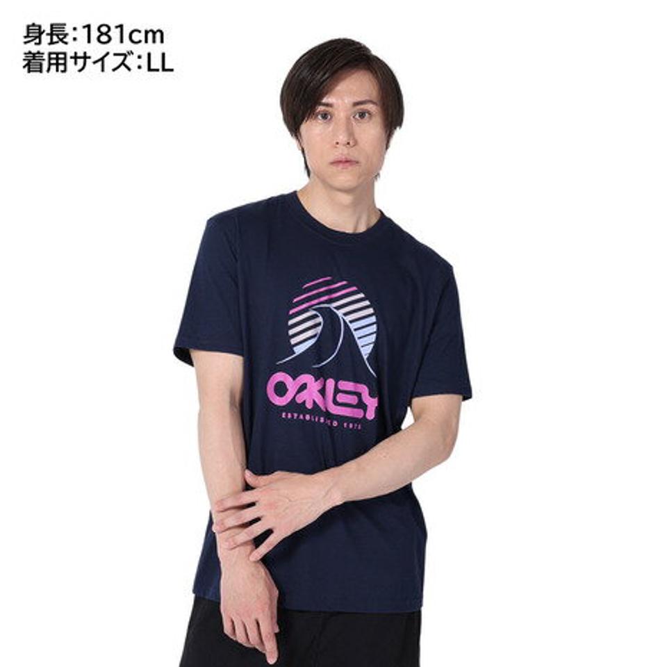 【11/5 24h限定 エントリー＆対象4店舗買い回りで最大P10倍！】オークリー（OAKLEY）（メンズ）Tシャツ メンズ One Wave B1B FOA404436-6AC