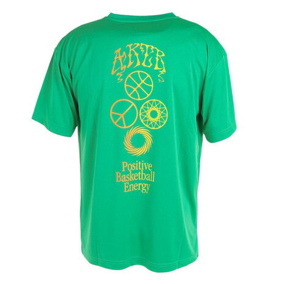 アクター（AKTR）（メンズ）バスケットボールウェア TRIP BALL スポーツ 半袖Tシャツ 222-070005 GR