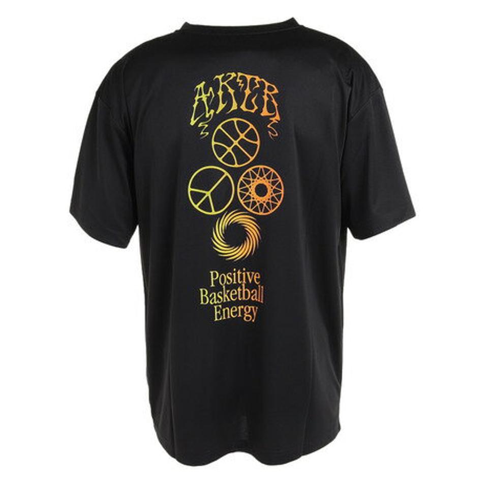 アクター（AKTR）（メンズ）バスケットボールウェア TRIP BALL スポーツ 半袖Tシャツ 222-070005 BK