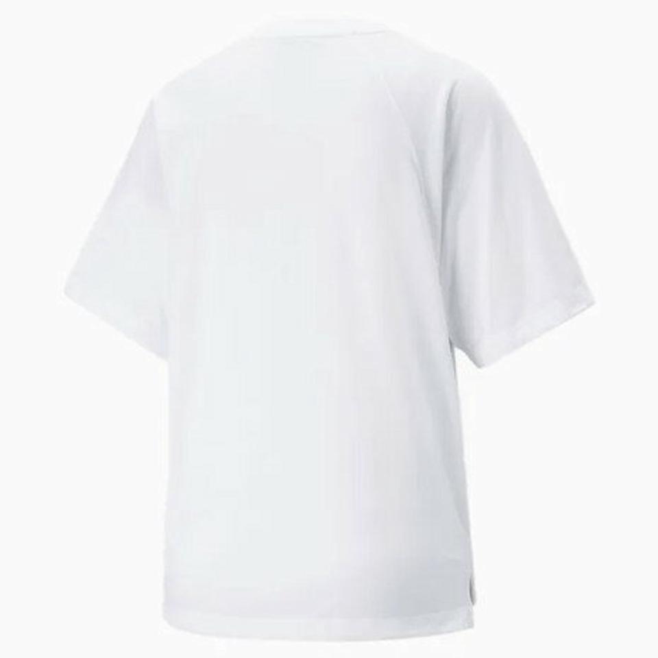 プーマ（PUMA）（レディース）半袖Tシャツ レディース モダンスポーツ オーバーサイズ 675597 02 WHT